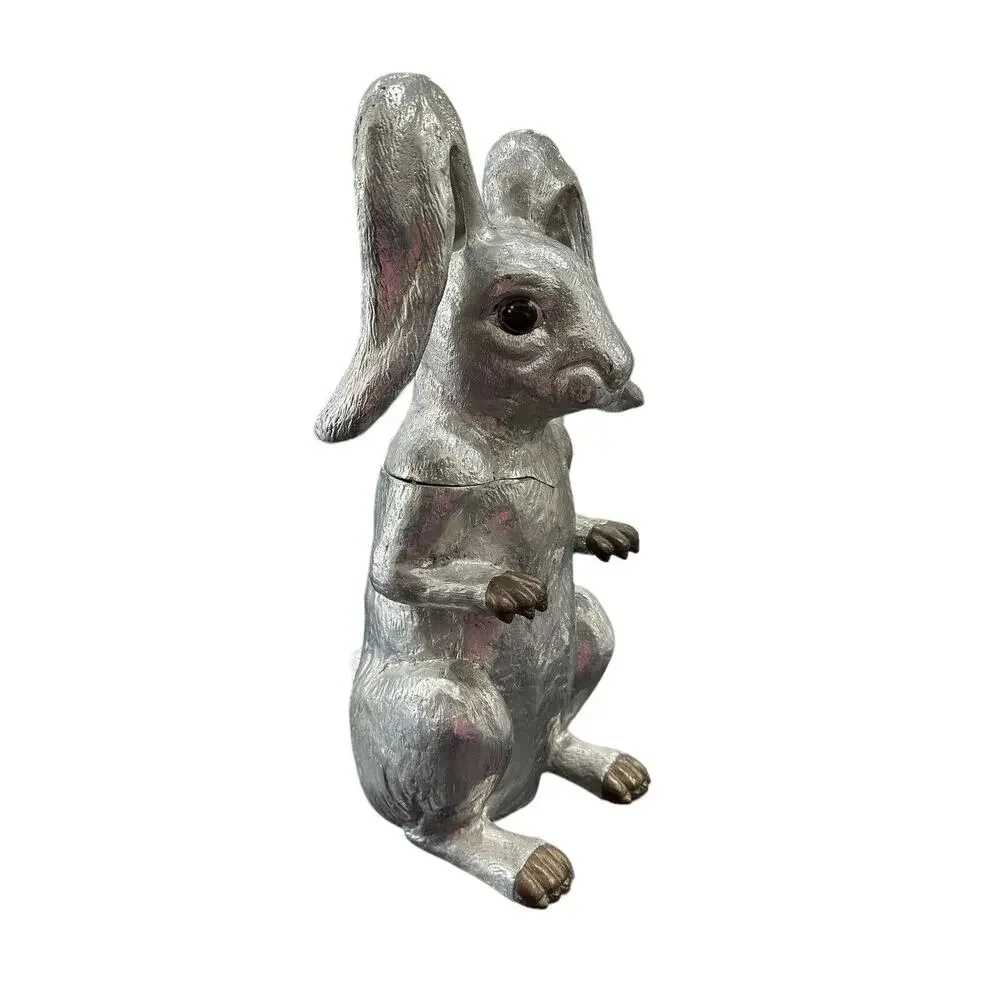 Vintage 1986 Arthur Court Bunny Rabbit Wine Bottle Holder Decanter Ice Bucket